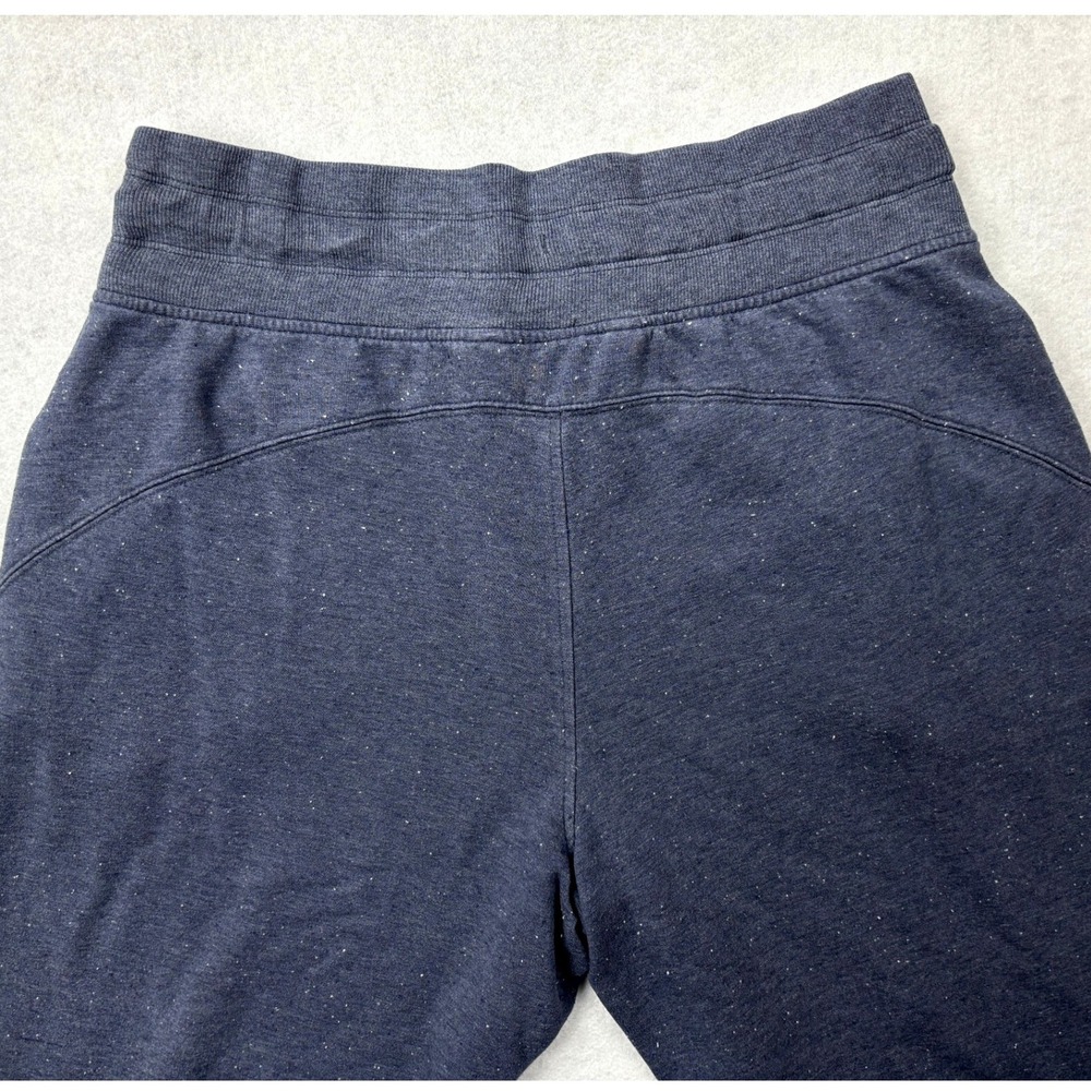 Athleta Balance Pant Womens Medium Navy Blue Heather Speckle Wide Leg Sweatpants - Picture 5 of 11